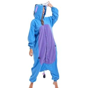 Onesie Adult Pajamas Eeyore Costume Jumpsuit